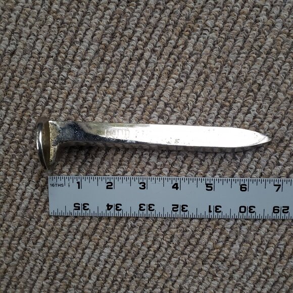 Silver Railroad Spike Paperweight Retirement Gift - Picture 7 of 7